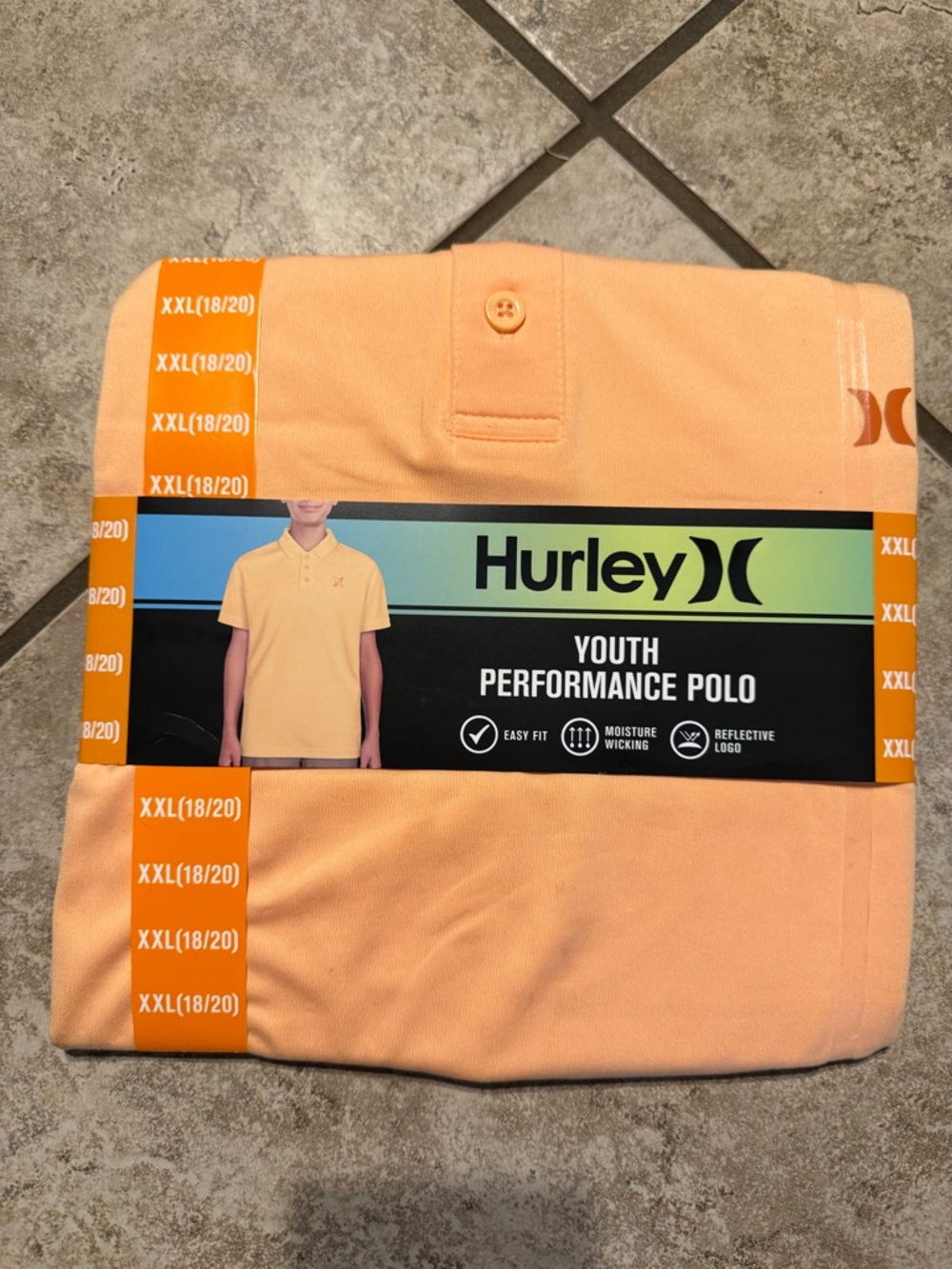 Hurley Peach Performance Polo